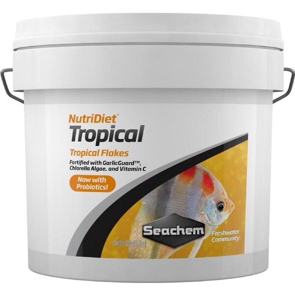 Seachem NutriDiet Tropical Flakes w/ Probiotics 500g (SC1085)