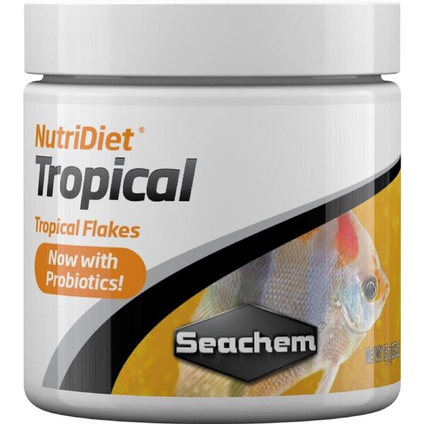 Seachem NutriDiet Tropical Flakes w/ Probiotics 15g (SC1081)
