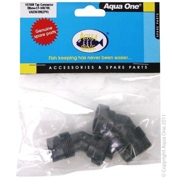 Aqua One Aquis 500/700 & 550/750 Tap Connector Elbow Set (2pk) (10768n)