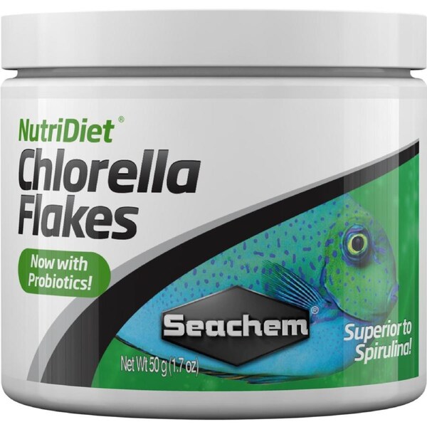 Seachem NutriDiet Chlorella Flakes w/ Probiotics 50g (SC1113)
