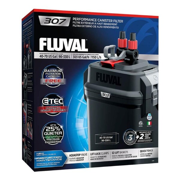 Fluval 307 Canister Filter (up to 330 L) (A446)
