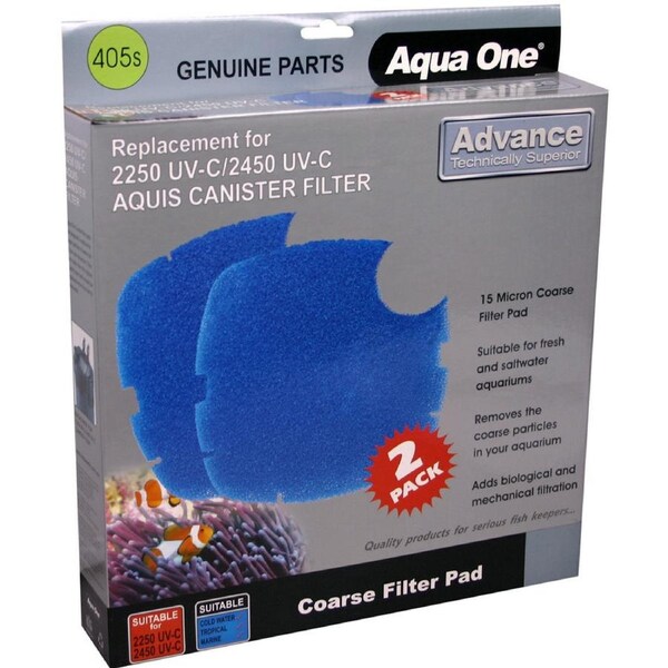 Aqua One Nautilus 2700UV & Aquis Advance 2250/2450UV 15ppi Sponge 405s (25405s)