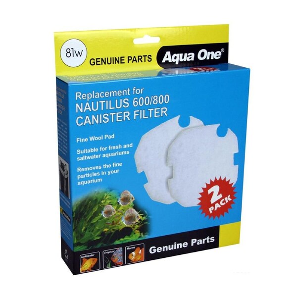 Aqua One Nautilus 600/800 Wool Pad 81w (25081w)