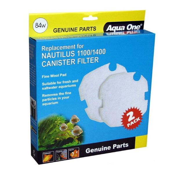 Aqua One Nautilus 1100/1400 Wool Pad 84w (25084w)