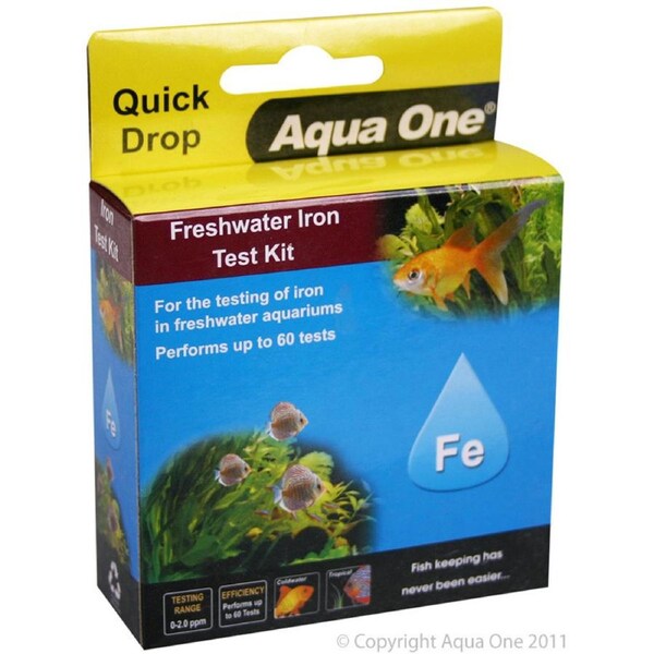 Aqua One Quick Drop Test Kit - Iron FE (92058)