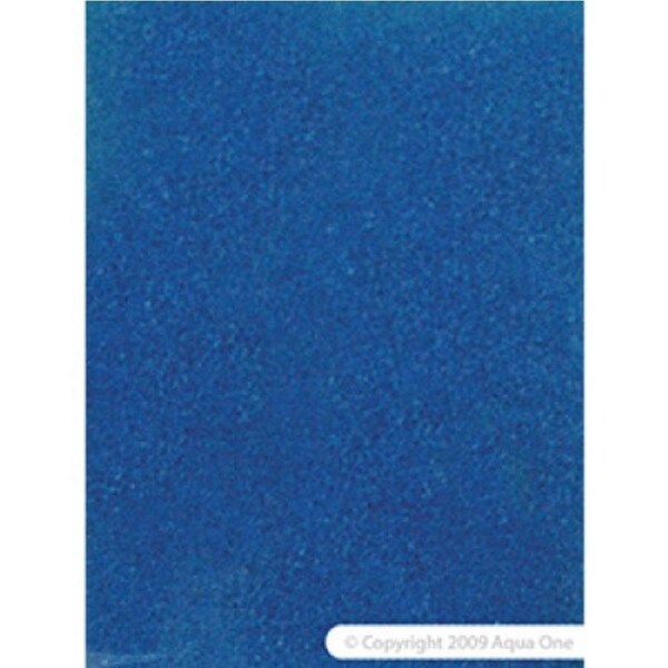 Aqua One Sponge - Self Cut Blue 25ppi 32x20x3cm (10461)