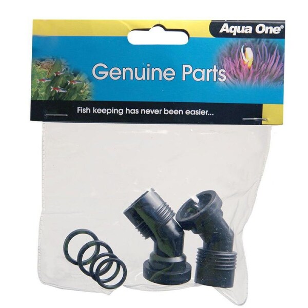 Aqua One Aquis 1000/1200 & 1050/1250 Tap Connector Elbow Set (2pk) (10769n)
