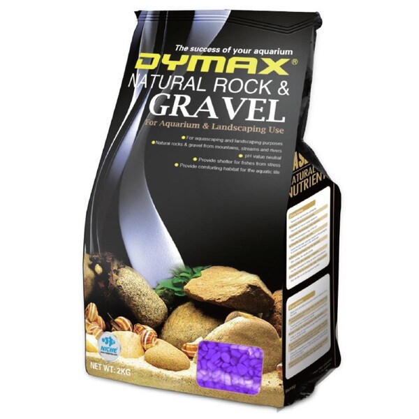 Dymax Coloured Gravel Purple 2kg (DM377)