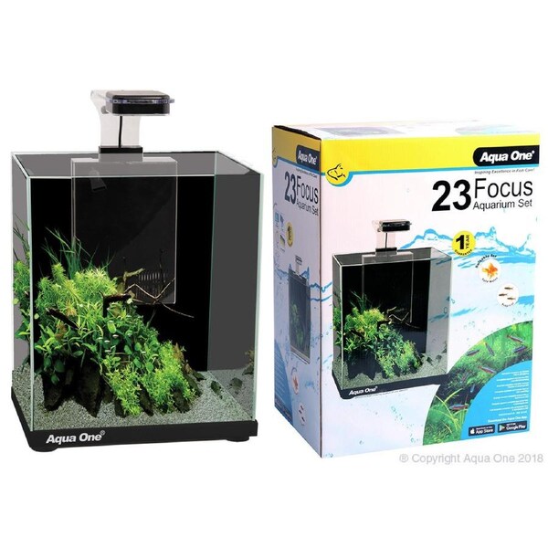 Aqua One Focus 23 LED Aquarium Black (56224BK)