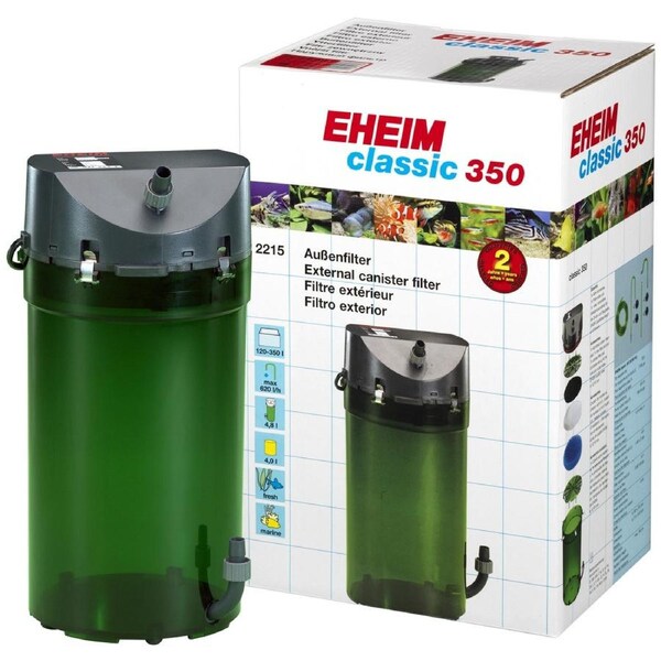 Eheim Classic 2215 External Canister Filter w/ Media (2215542)