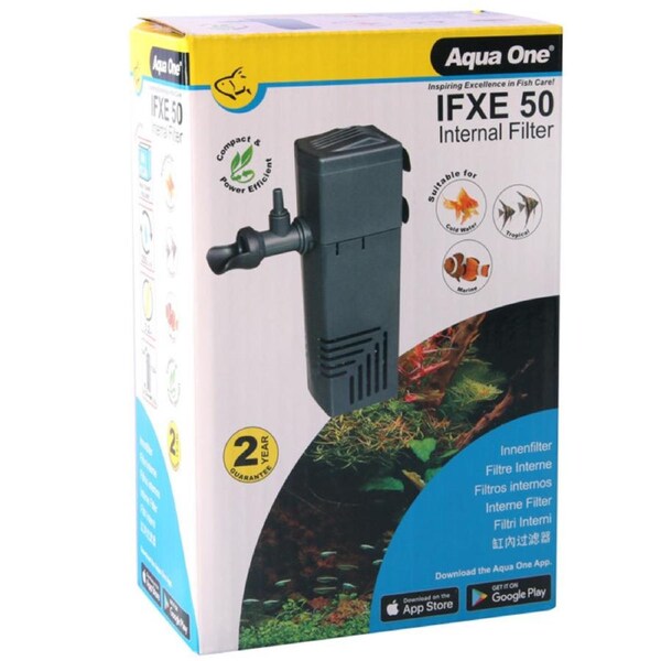 Aqua One IFXE 50 Internal Filter 250L/HR (11477)