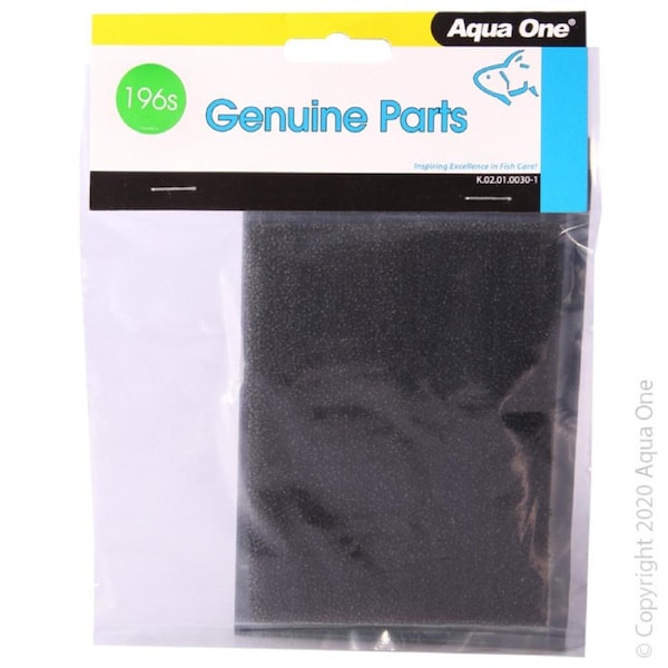Aqua One HFX 70, 100, 150, 200 Sponge (2pk) 196s (25196s)