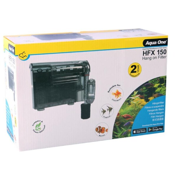 Aqua One HFX 150 Hang On Filter 500L/HR (29017)