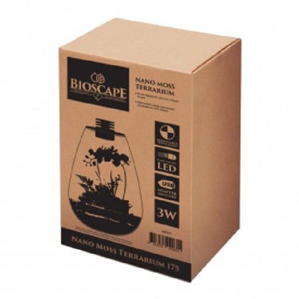 Bioscape Nano Moss Terrarium - 175 Rounded (ARI12)