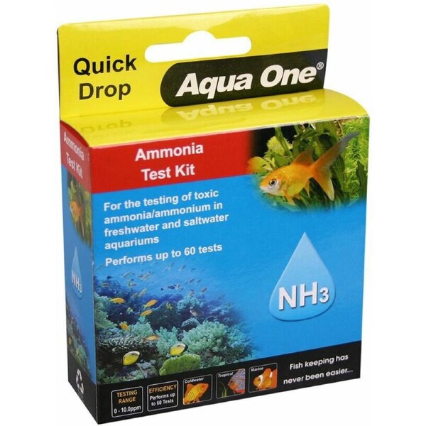 Aqua One Quick Drop Test Kit - Ammonia NH3 (92053)