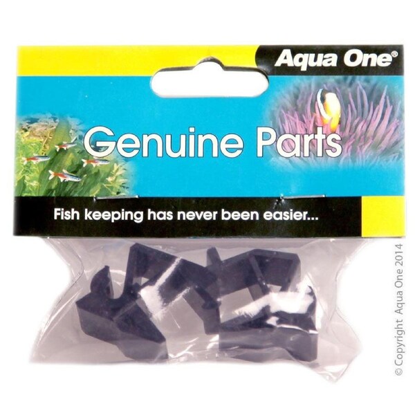 Aqua One AquaStart 320 & 340, AquaMode 300 & 600 Lid Hinge Gloss Black (2pk) (11061GBK)