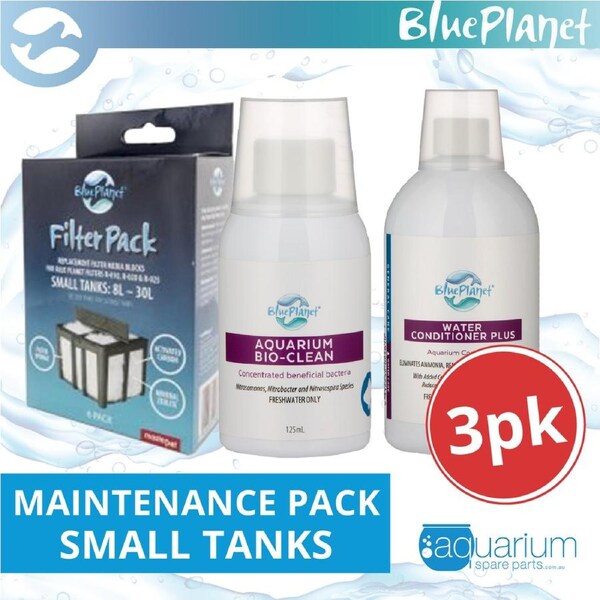 Blue Planet Maintenance Pack Small Tank - Up to 30L (3pk)
