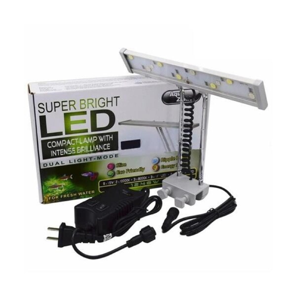 AquaZonic Super Bright Freshwater LED 23cm Clamp Lamp 12.48W