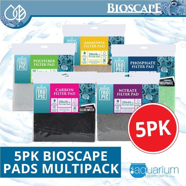 Bioscape Filter Pad Multipack (5pk) (BIOKIT5)