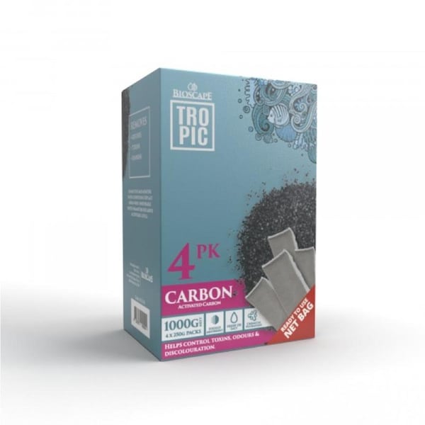 Bioscape Premium Carbon Pouches 1000gm 4 x 250gm (BIS149)