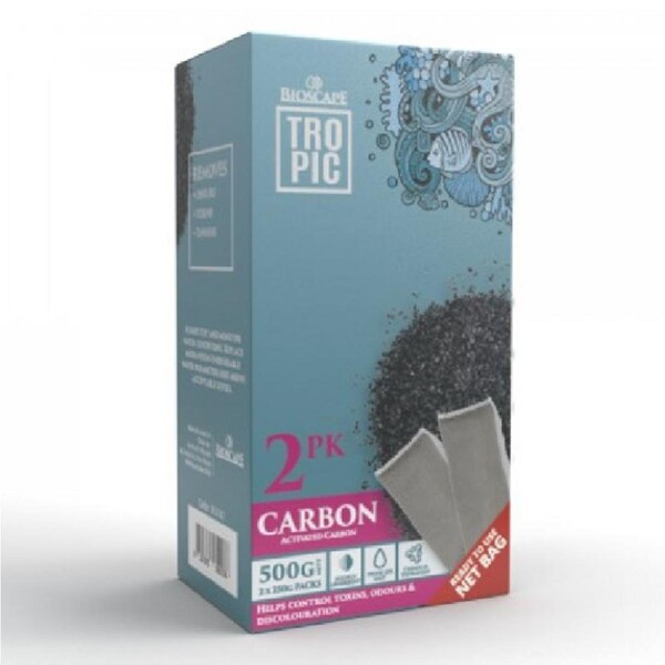 Bioscape Premium Carbon Pouches 500gm 2 x 250gm (BIS147)