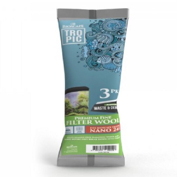 Bioscape Tropic Nano 61L Polywool Filter Pads (3pk) (BIS140)