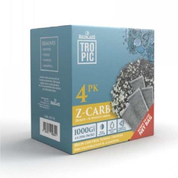 Bioscape Zeo/Carbon Pouches 1000gm 4 x 250gm (BIS193)