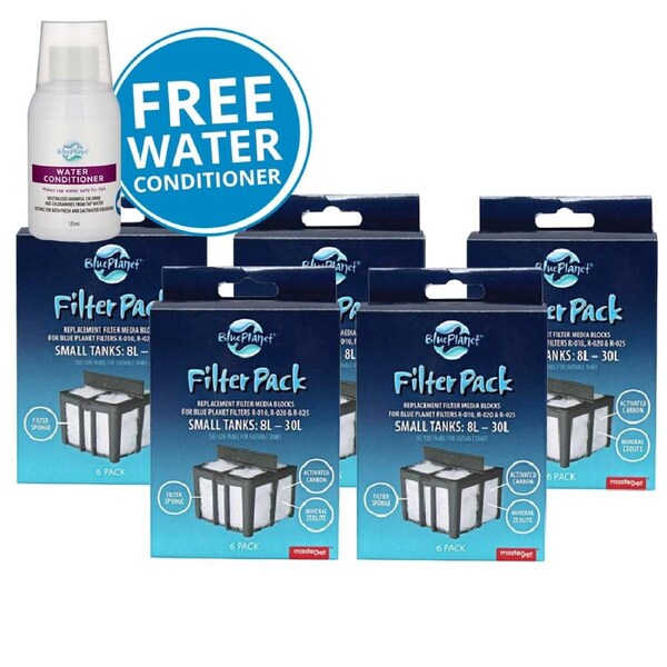 Blue Planet Filter Media for Small Tanks (8-30L) BULK BUY 5pk