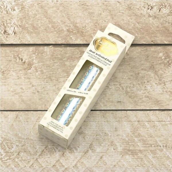 Silver (Iridescent Sequin Pattern) Heat Activated Foil CO726046
