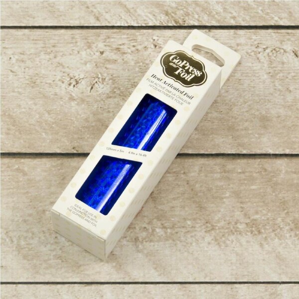 Blue (Diamond Mirror Finish) Heat Activated Foil CO726072