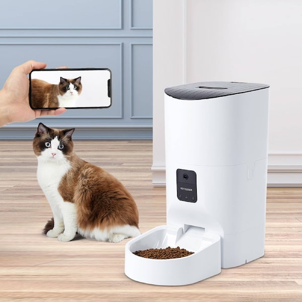 PaWz Auto Pet Feeder Wifi Video Automatic Cat Dog Smart Food Dispenser App 9L