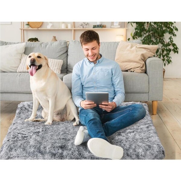 Pawz Dog Mat Pet Cat Calming Bed Memory Foam Orthopedic Removable Cover Washable 114cm x 90cm x 11cm