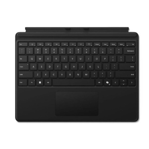 Microsoft Keyboard/Cover Case Microsoft Surface Pro 8, Surface Pro 9, Surface Pro X, Surface Pro 10, Surface Pro 11 Tablet - Black - Stain Resistant