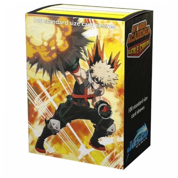 Sleeves - Dragon Shield - Box 100 - Matte Art - My Hero Academia Bakugo Explode