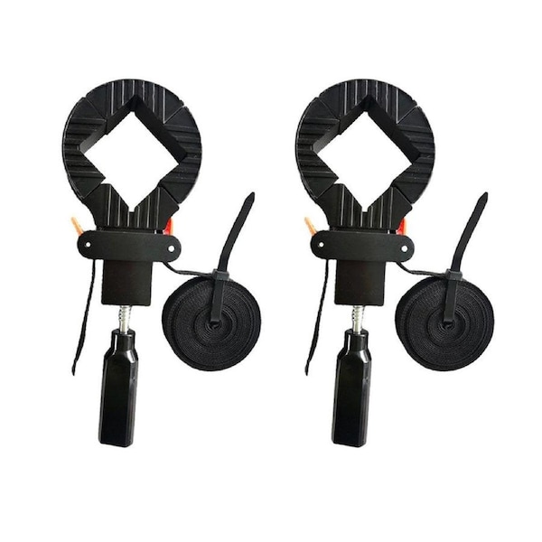 2x Corner Clamp Strap Band Clamps Quick Release Vice Woodworking Picture Frame