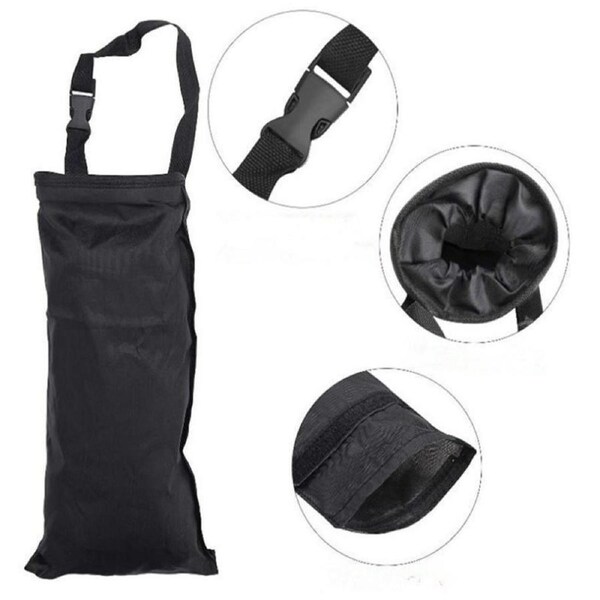 2PCS Car Back Seat Trash Bag Hanging Rubbish Bin Foldable Storage