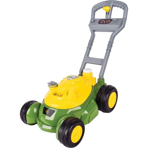 John Deere Bubble-N-Go Lawn Mower & Bubble Solution Kids Toy 118ml 3Y+
