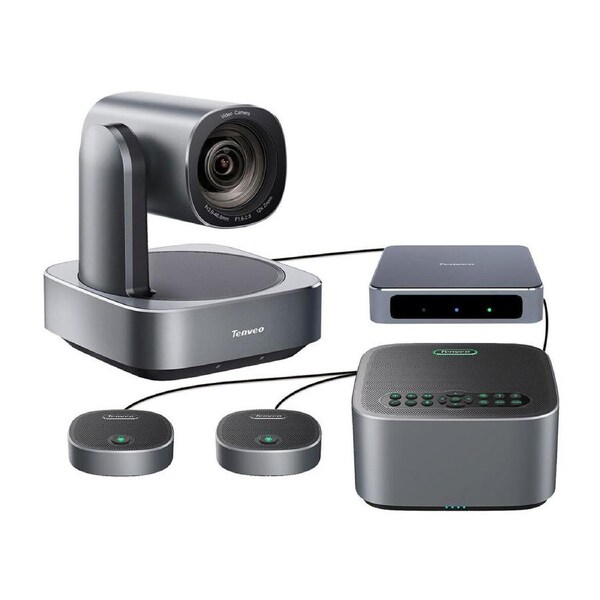 Tenveo 12x Optical Zoom 4K PTZ Movement Bluetooth Video Conference Group
