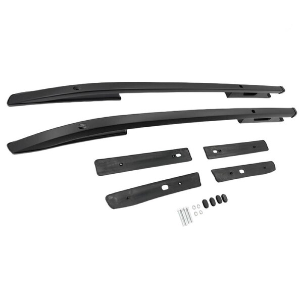Black Aluminium Roof Rails Fit For Mitsubishi Triton MR MQ 2018-2023