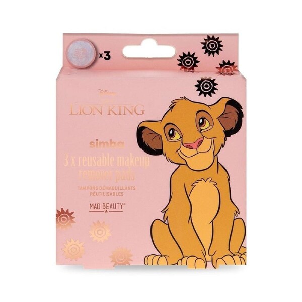Mad Beauty Disney Lion King Reborn - Re-usable Makeup Cleansing Pads