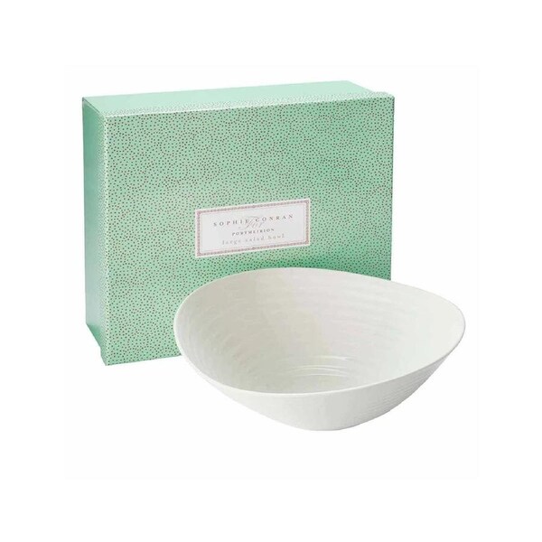 Sophie Conran for Portmeirion - White Large Salad Bowl 33cm