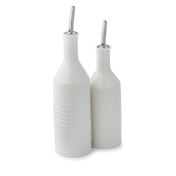 Sophie Conran for Portmeirion - White Oil & Vinegar Drizzler Set