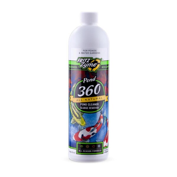Fritz FritzZyme Pond 360 Biological Conditioner 473ml/16oz (FR28016)