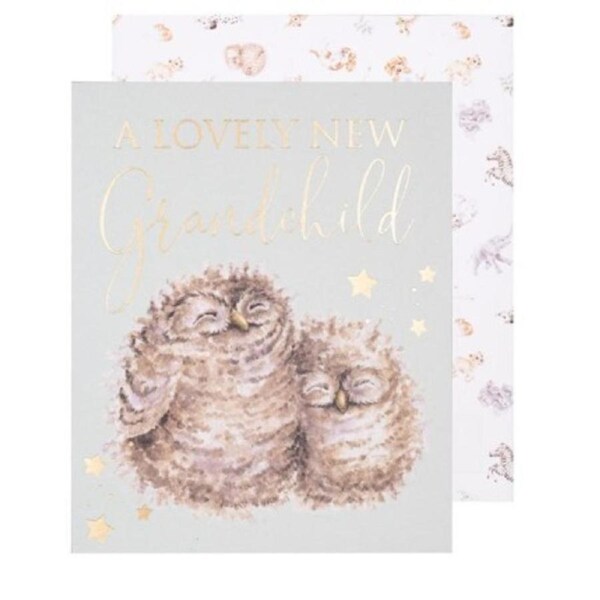 Wrendale Designs Greeting Card - A Lovely New Grandchild