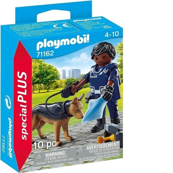 Playmobil Special Plus - Policeman with Sniffer Dog