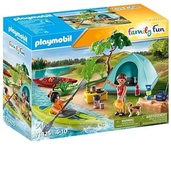 Playmobil Family Fun - Campsite with Campfire