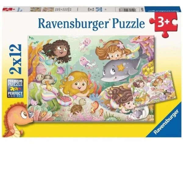 Ravensburger Puzzle 2x24pc - Fairies and Mermaids