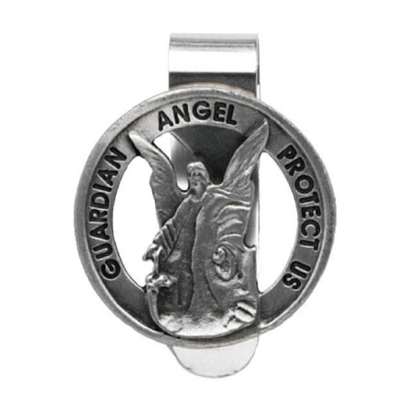 Visor Clip Pewter - Guardian Angel