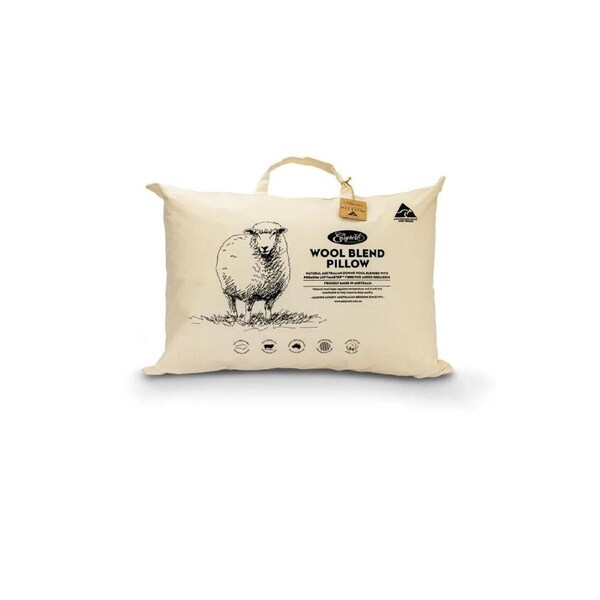 Easyrest Wool Blend Standard Pillow in Fabric Bag 47 x 72 + 20 cm