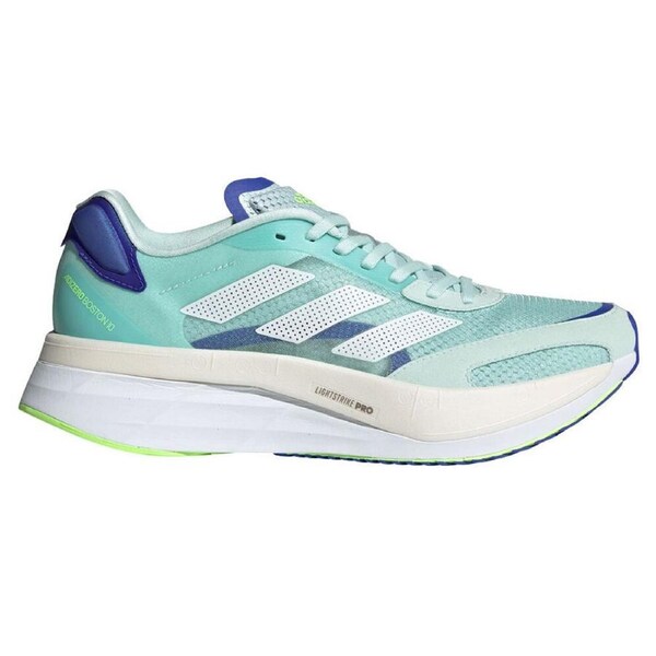 Adidas Womens Adizero Boston 10 Shoes Runners Sneakers Running - Mint US 6.5